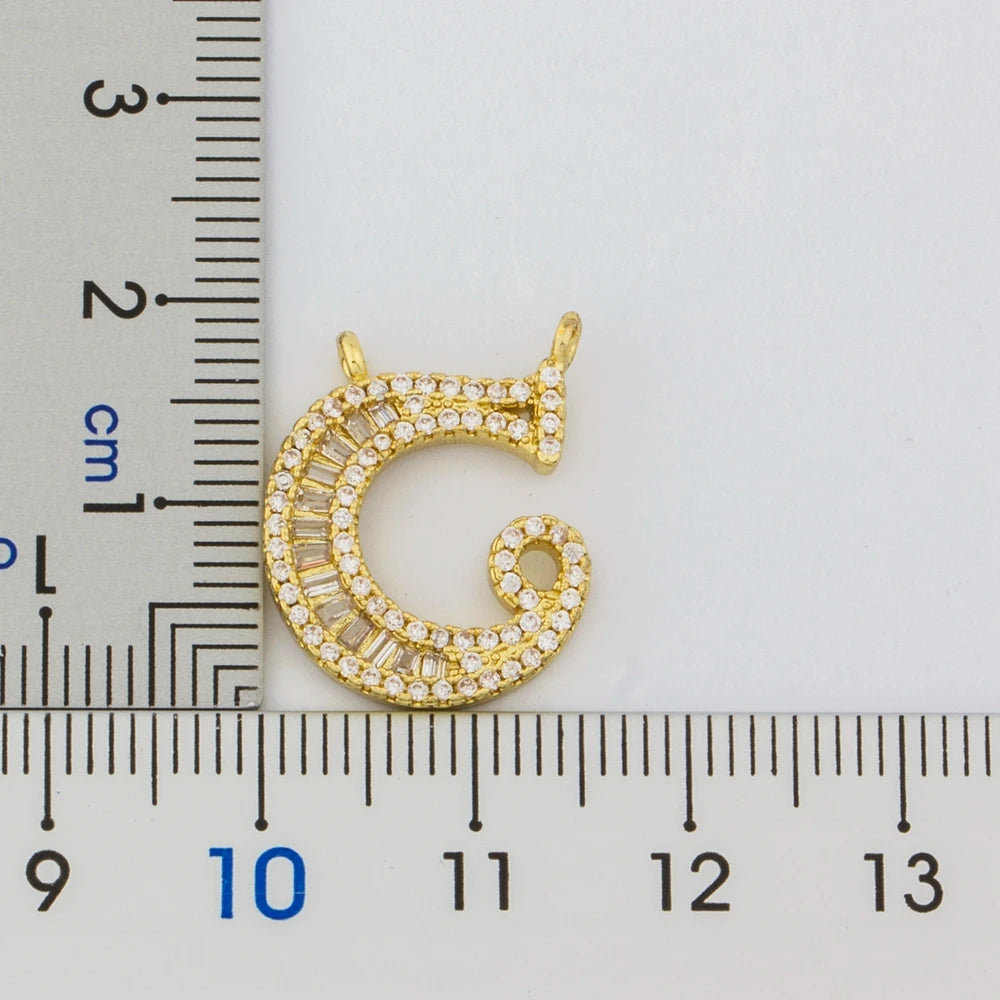 "LoveLee Initial Necklace" A-Z Letter Pendant Necklace
