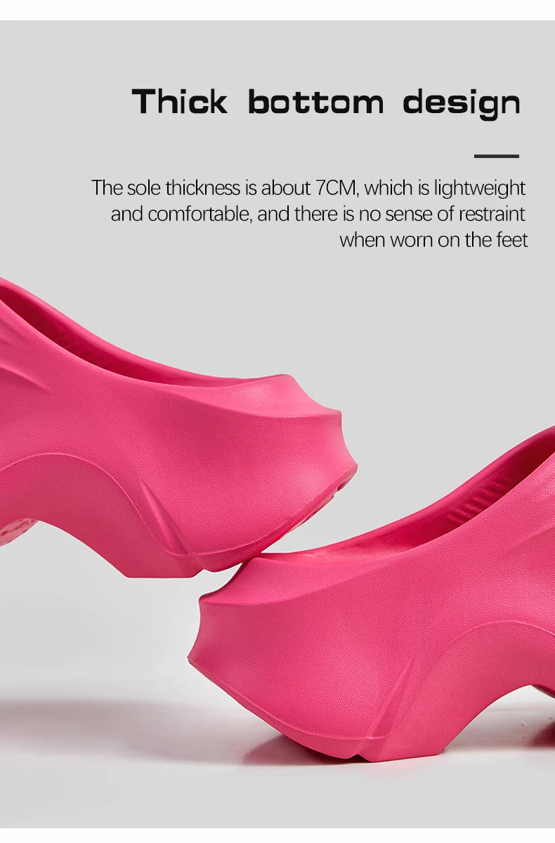 "Summer Walker Slides "Lightweight Thick sole Non-slip Sandals