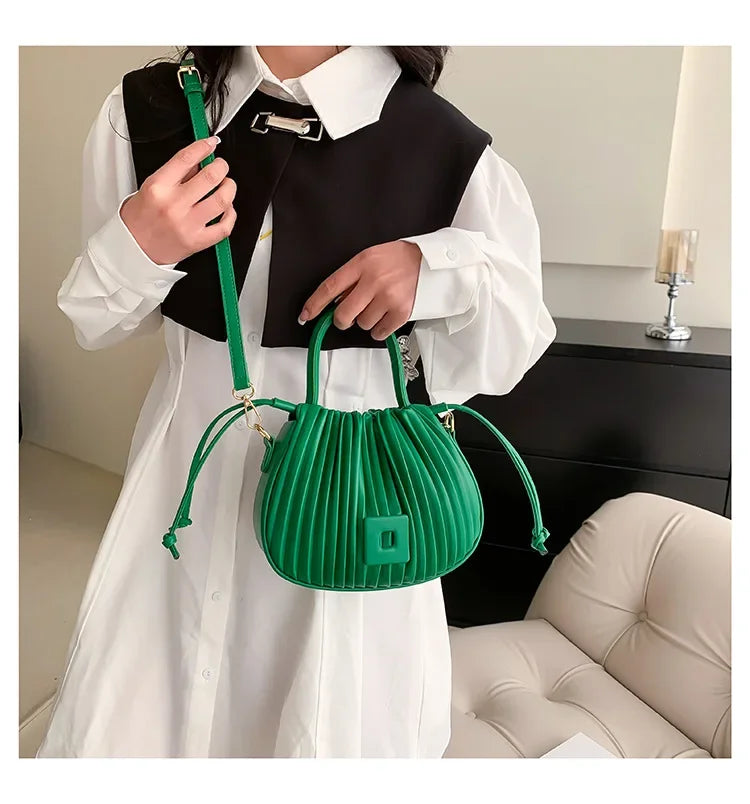 "The Kate Mini Bag" Crossbody Bucket Bag