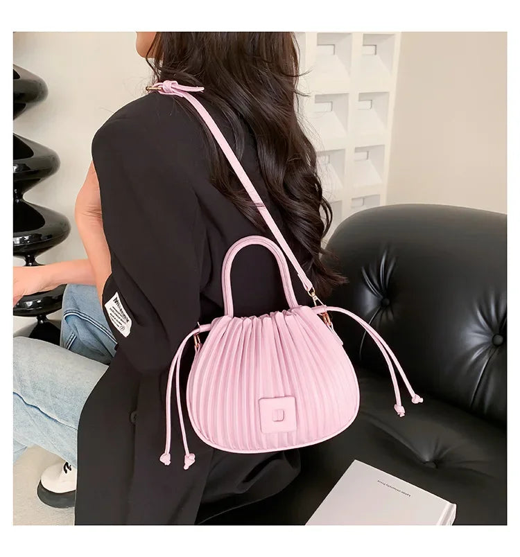 "The Kate Mini Bag" Crossbody Bucket Bag