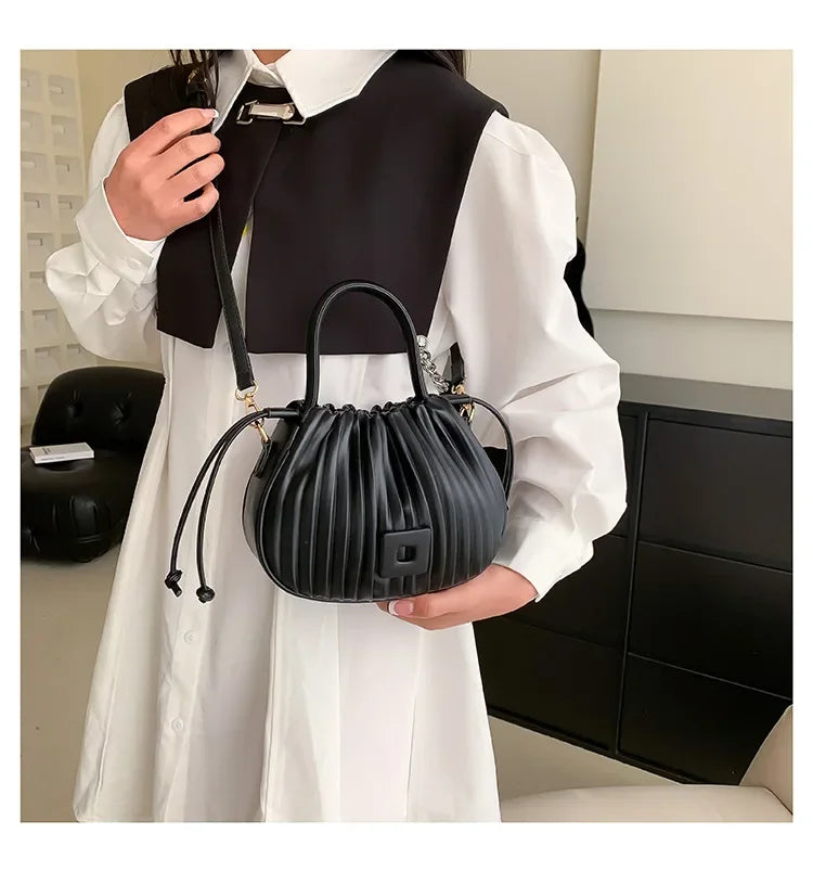 "The Kate Mini Bag" Crossbody Bucket Bag