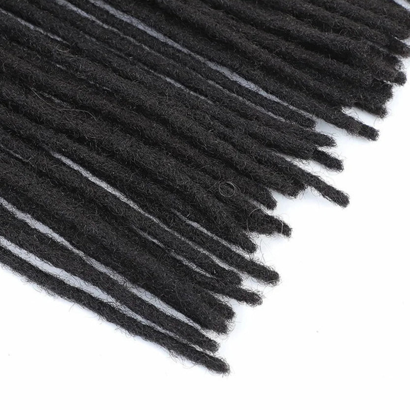 Full Handmade 100% Human Hair Dreadlock Extensions for Men & Women