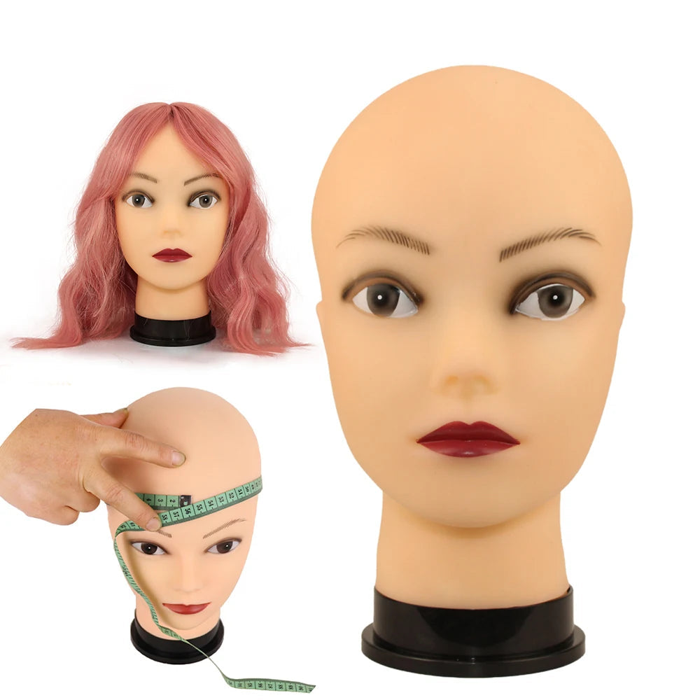 Mannequin Head With Tripod + Wig Install Kit