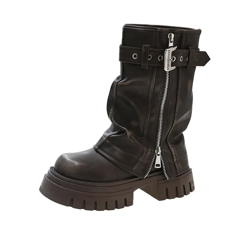 "Katrina Platform Boots"
