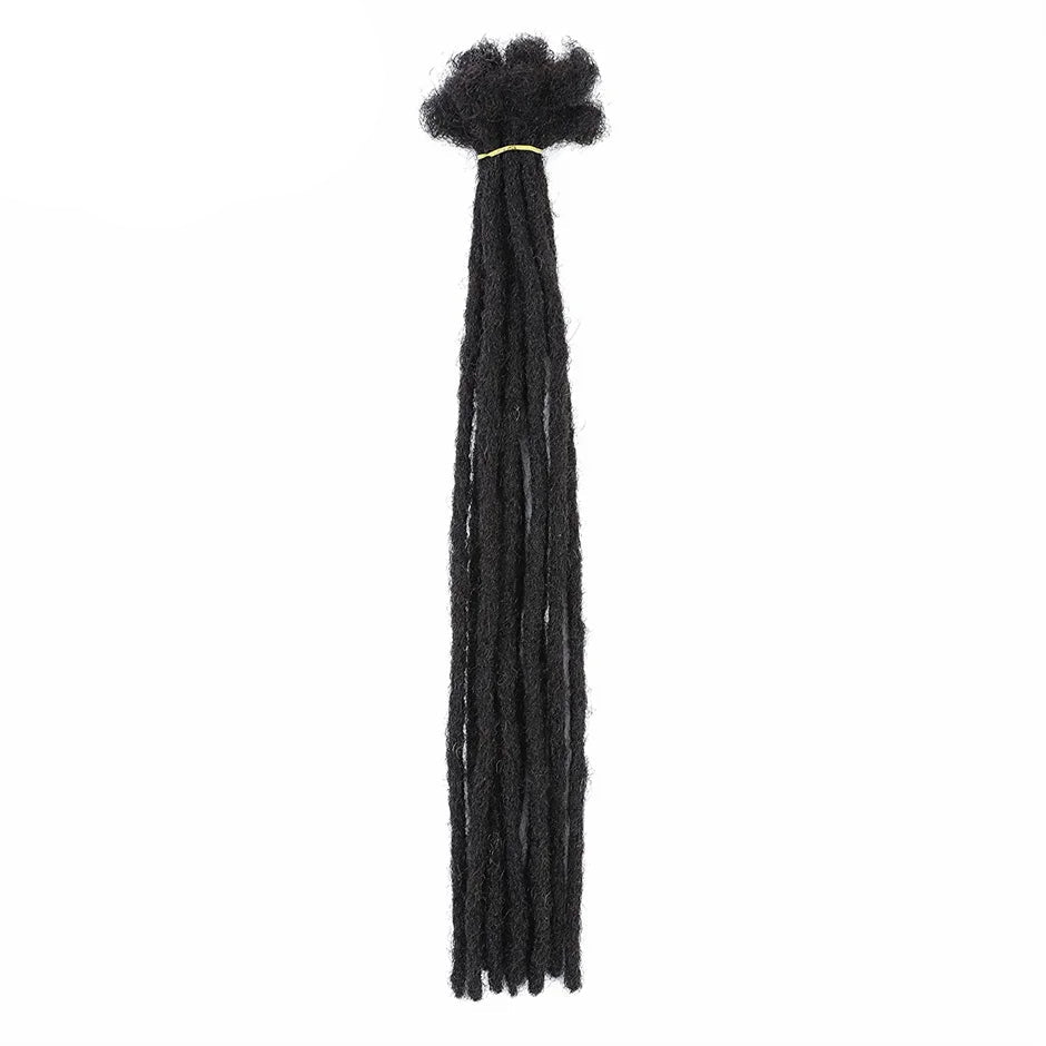 Full Handmade 100% Human Hair Dreadlock Extensions for Men & Women