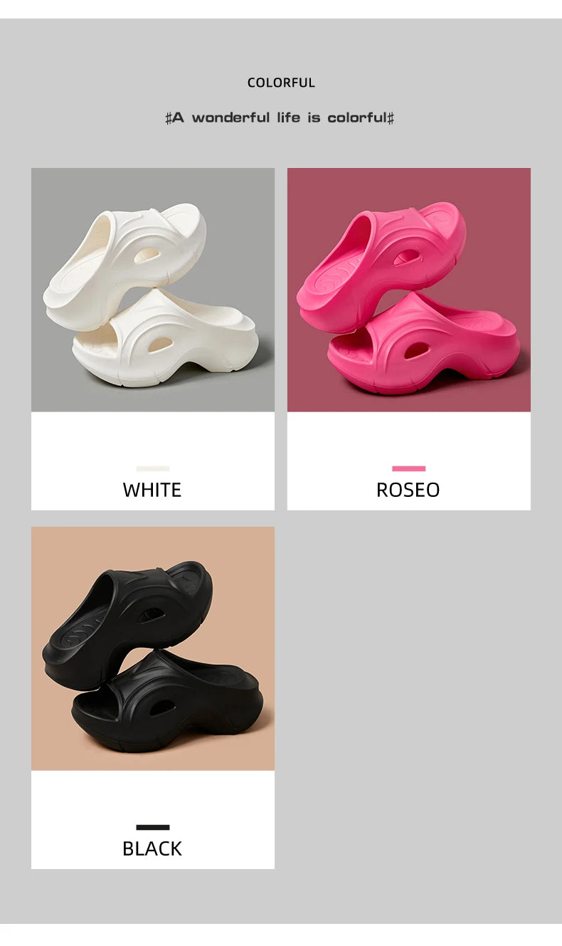 "Summer Walker Slides "Lightweight Thick sole Non-slip Sandals