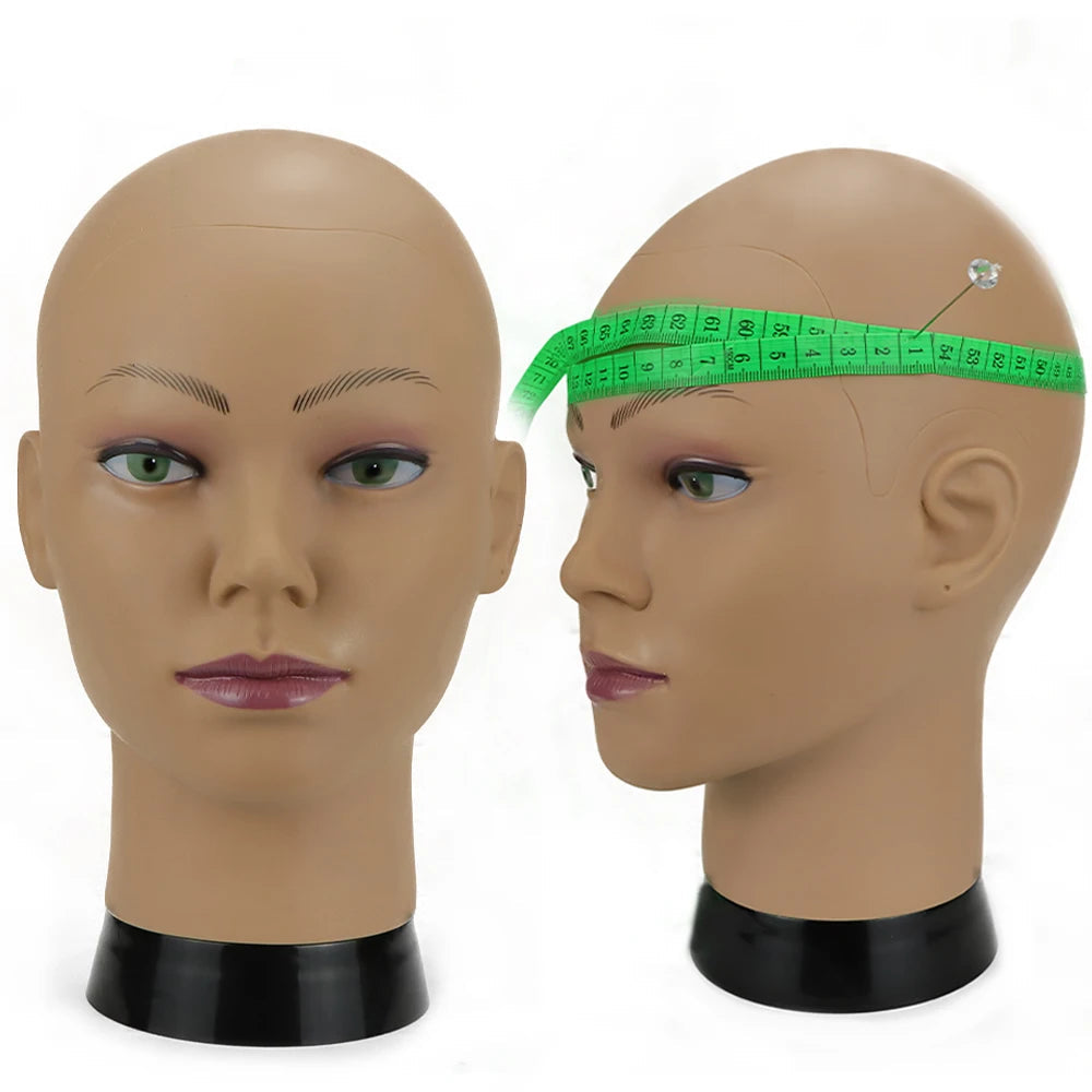 Mannequin Head With Tripod + Wig Install Kit