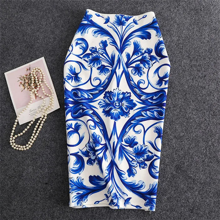 "Beauty Bodycon Print Skirt"