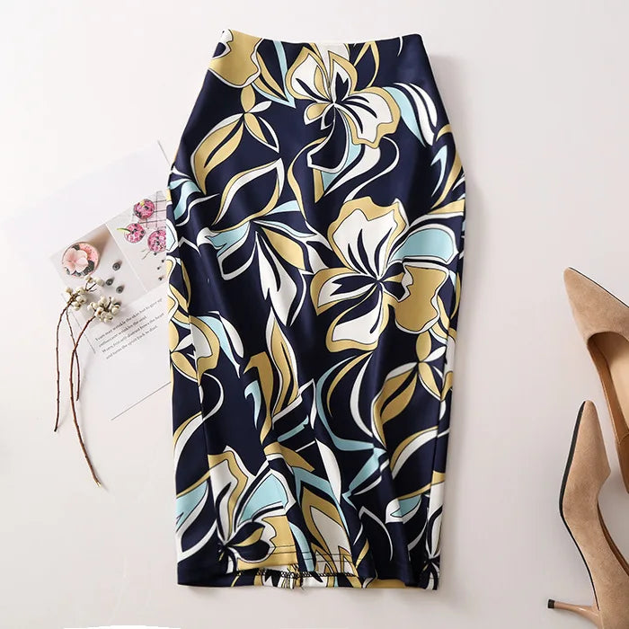 "Beauty Bodycon Print Skirt"
