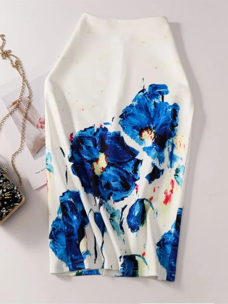 "Beauty Bodycon Print Skirt"