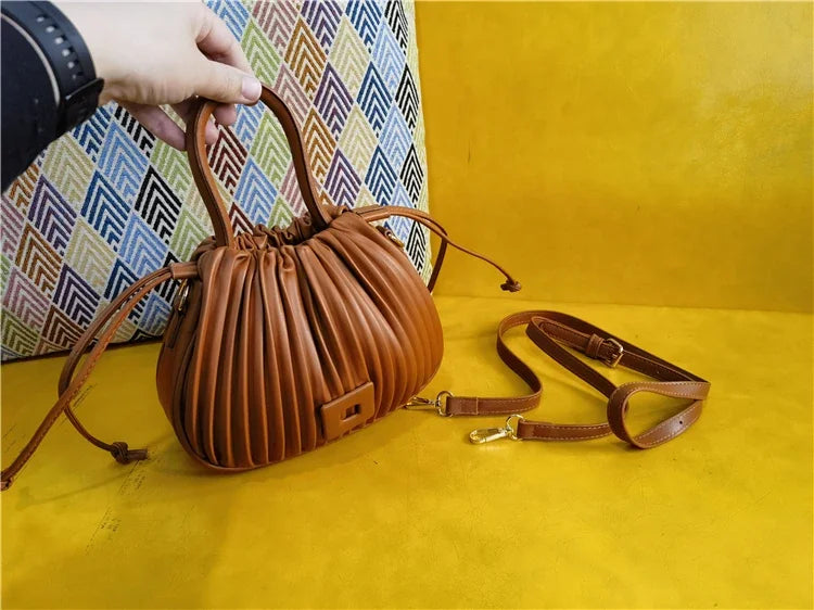 "The Kate Mini Bag" Crossbody Bucket Bag