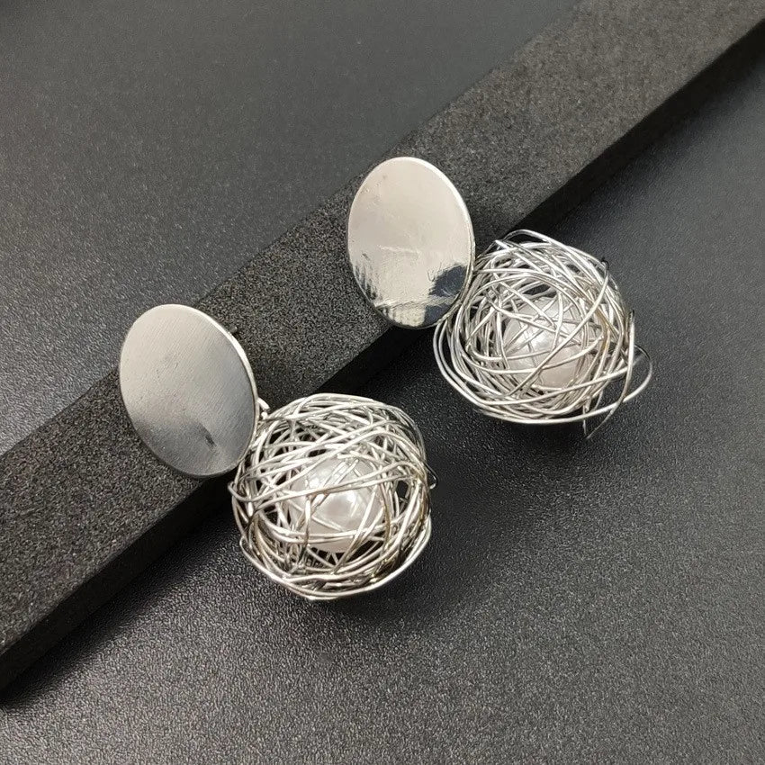 "Global Beauty" Ball Geometric Statement Earrings