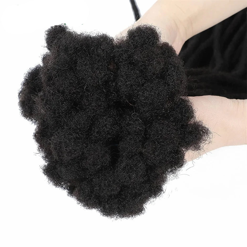 Full Handmade 100% Human Hair Dreadlock Extensions for Men & Women