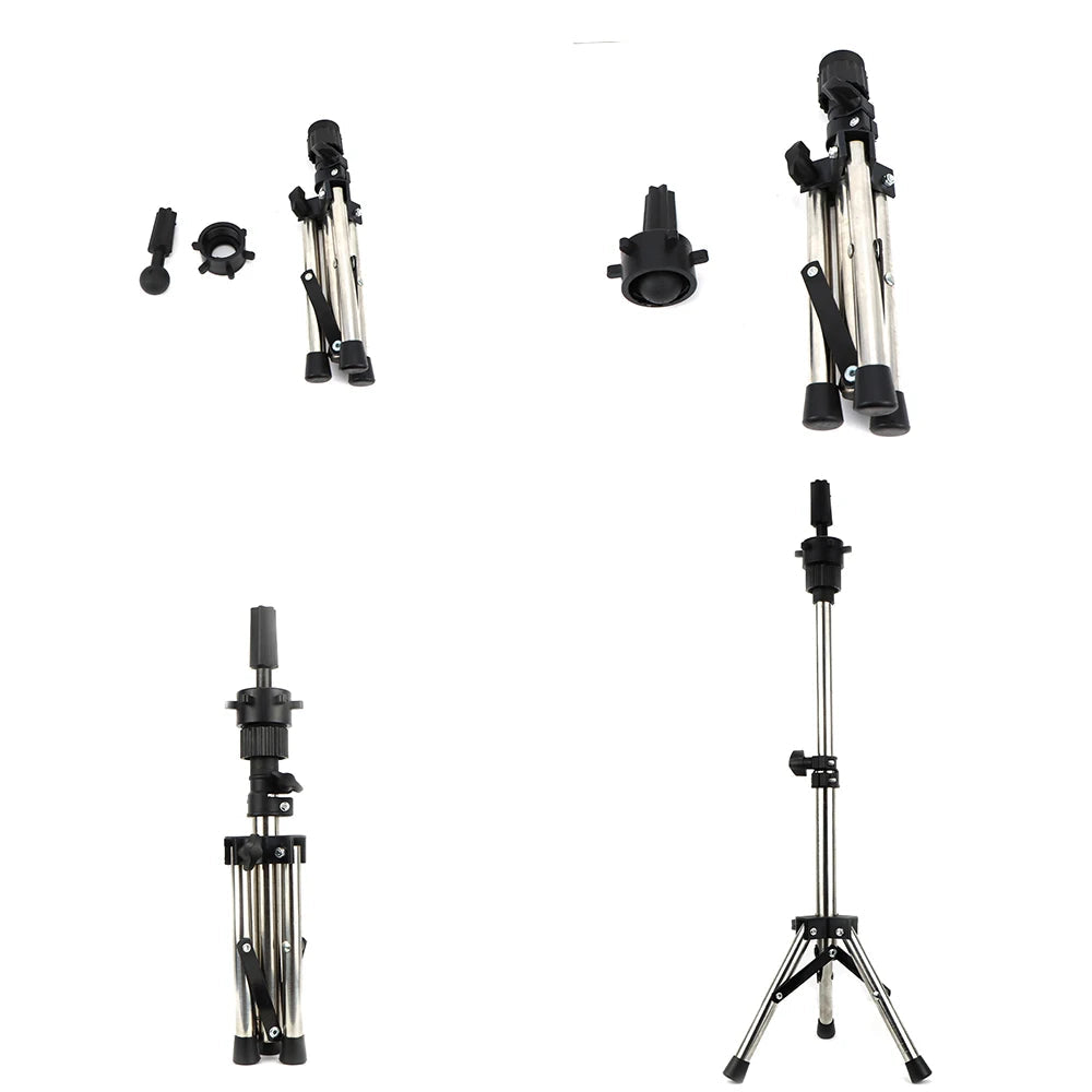 Mannequin Head With Tripod + Wig Install Kit