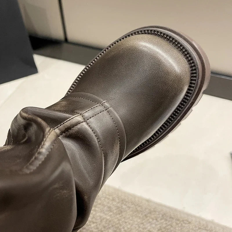 "Katrina Platform Boots"