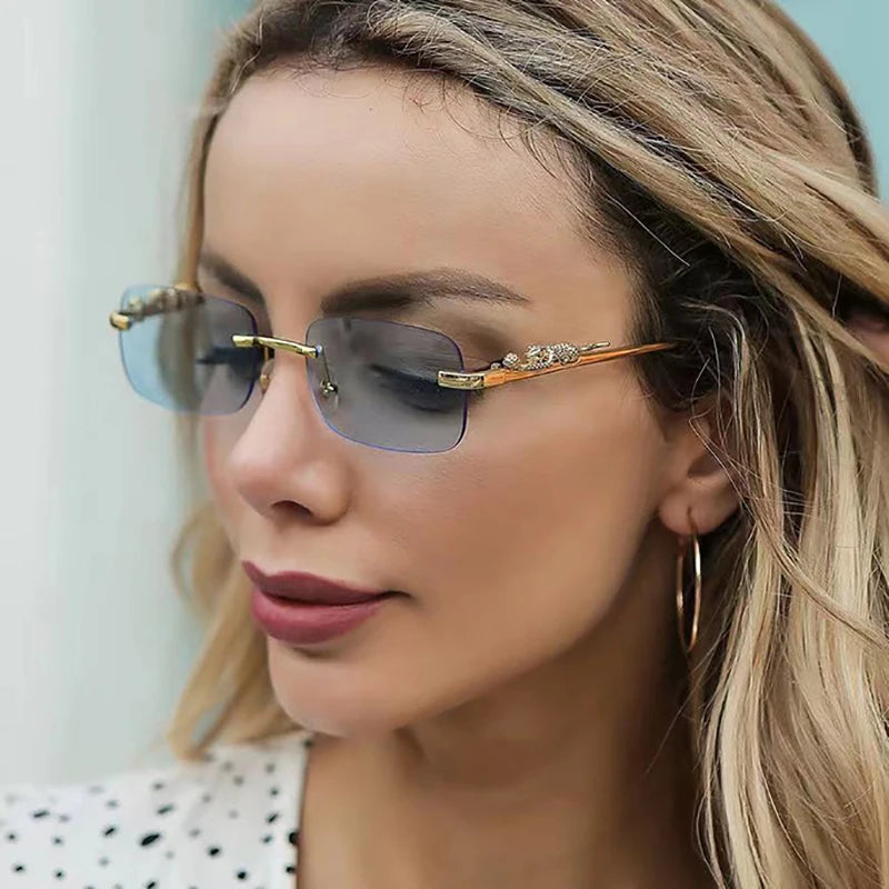 "Vangoe" Classic Rimless Travelling Shades