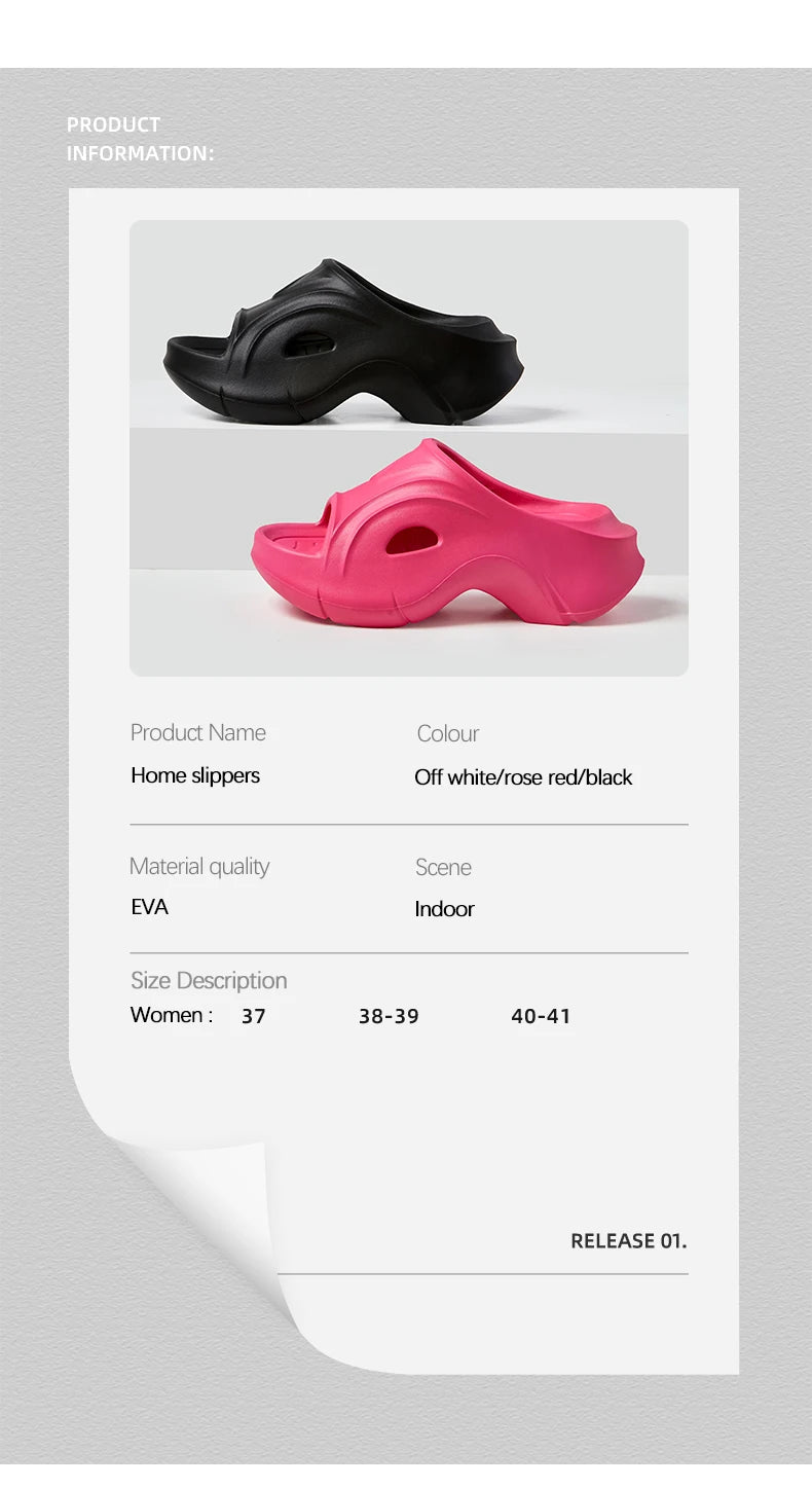 "Summer Walker Slides "Lightweight Thick sole Non-slip Sandals