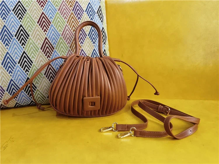 "The Kate Mini Bag" Crossbody Bucket Bag