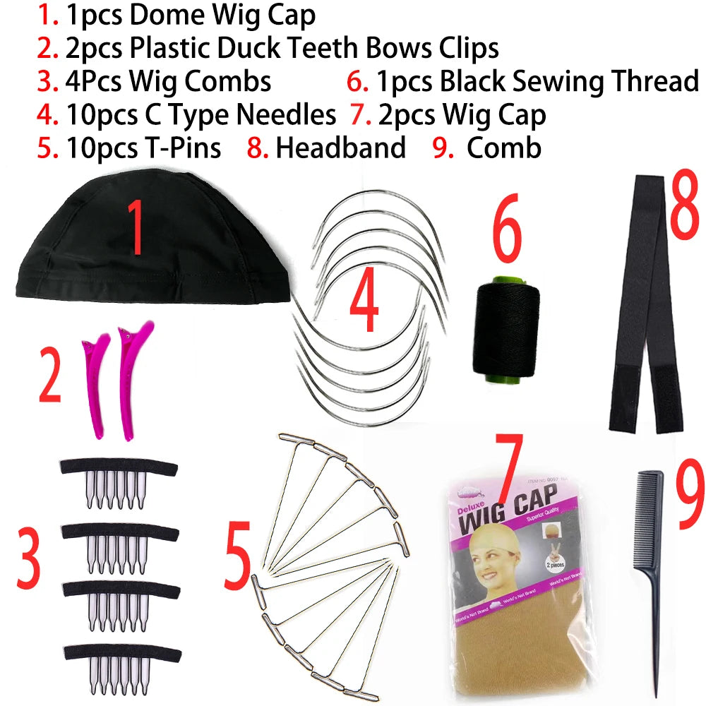 Mannequin Head With Tripod + Wig Install Kit