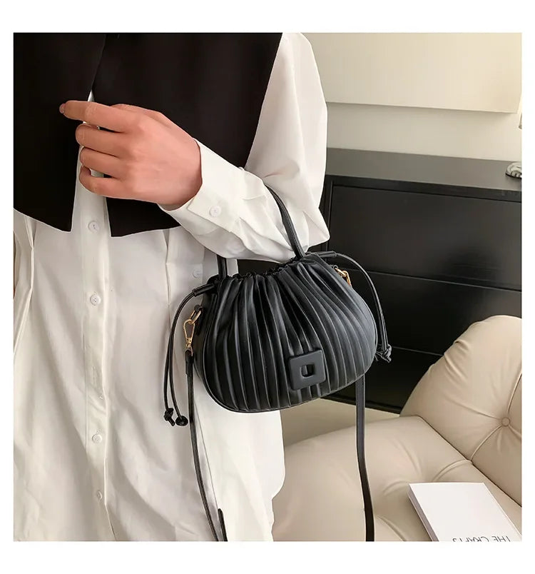 "The Kate Mini Bag" Crossbody Bucket Bag