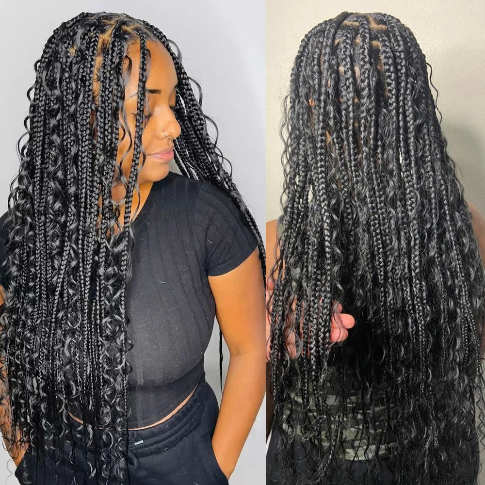 Human Braiding Hair 100g Deep Wave for Braiding No Weft Human Hair Extensions for Boho Braids