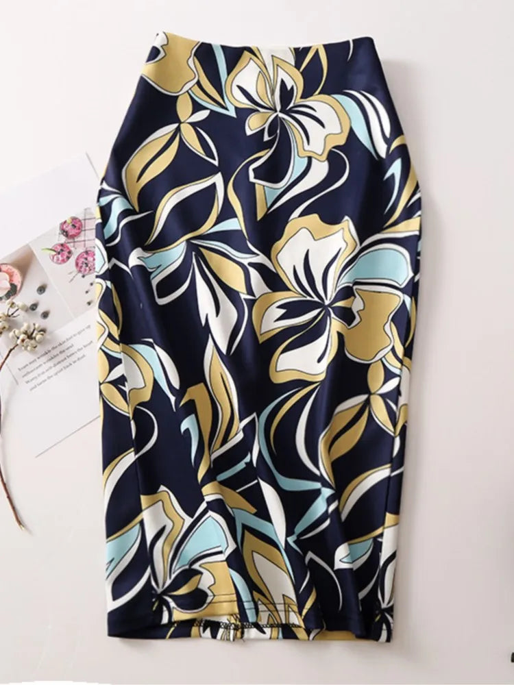 "Beauty Bodycon Print Skirt"