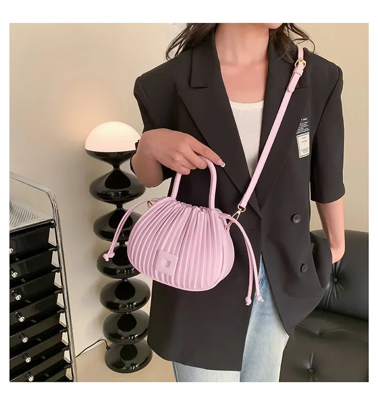"The Kate Mini Bag" Crossbody Bucket Bag