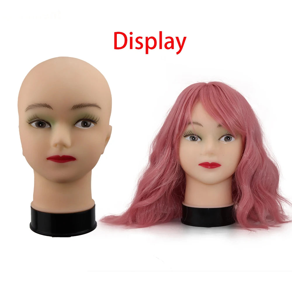 Mannequin Head With Tripod + Wig Install Kit