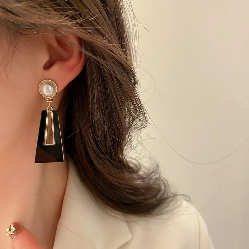 "Global Beauty" Ball Geometric Statement Earrings