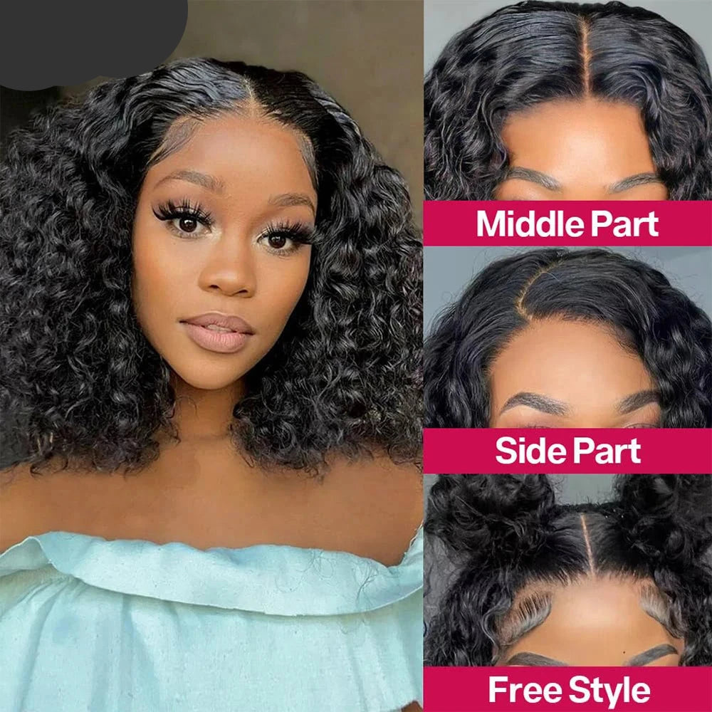 "Katrina Love Unit" Glueless Ready To Wear Water Wave 100% Human Hair Wig