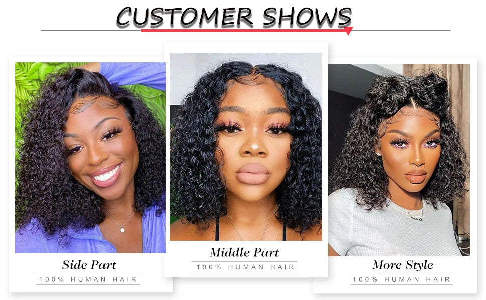"Katrina Love Unit" Glueless Ready To Wear Water Wave 100% Human Hair Wig