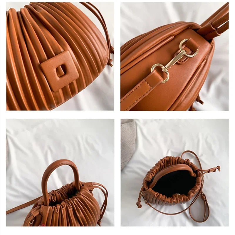 "The Kate Mini Bag" Crossbody Bucket Bag