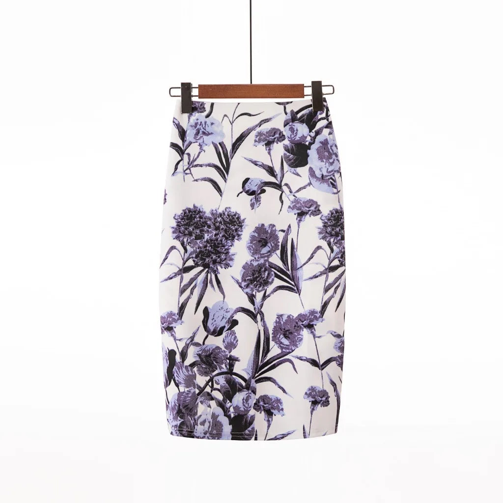 "Beauty Bodycon Print Skirt"