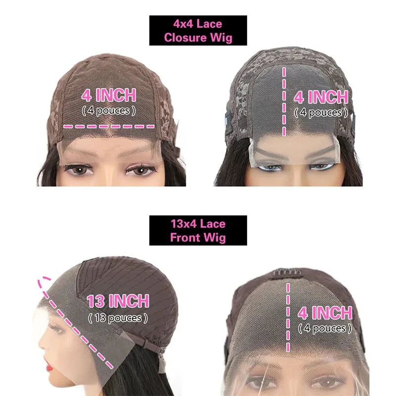 "Princess Love" Kinky Curly Edged Short Bob Human Hair Transparent Lace Front Wig
