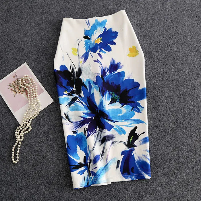 "Beauty Bodycon Print Skirt"