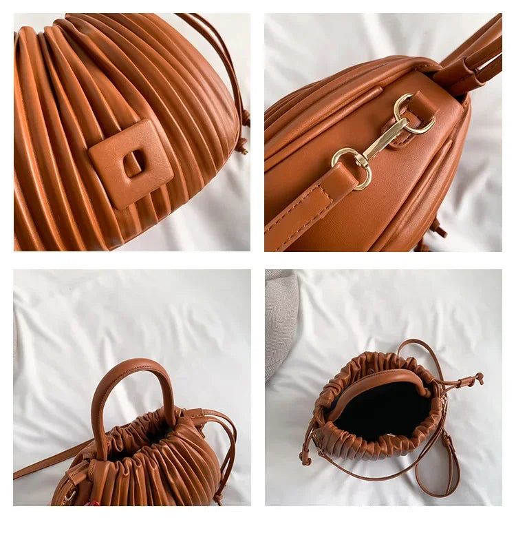 "The Kate Mini Bag" Crossbody Bucket Bag