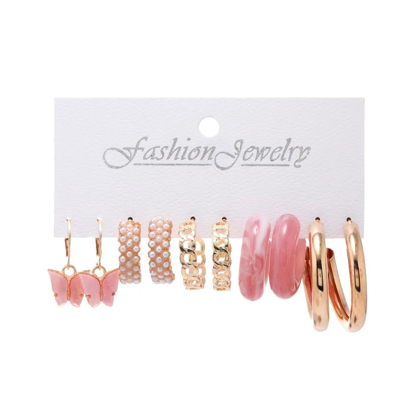"Global Beauty" Ball Geometric Statement Earrings