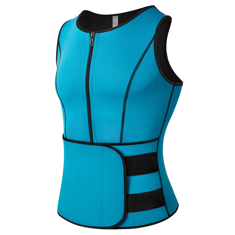 "Men's Fat Burning Vest" Sauna Suit/Sweat Vest/Slimming Under-armour/Weight Loss/Fat Burner Workout Vest