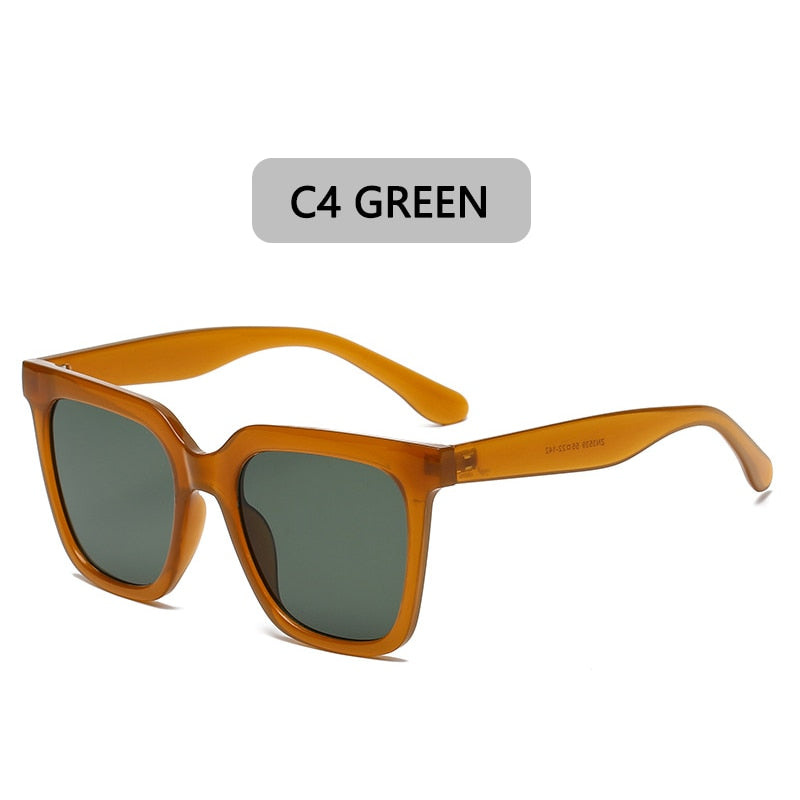 "BlackOut Beauty" New Fashion Retro Rectangle Eyewear