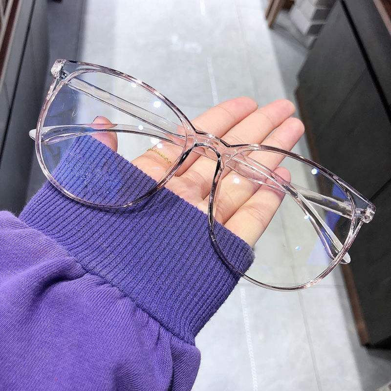 "The Crystal Eyewear" Transparent Anti Blue Light Round Eyewear