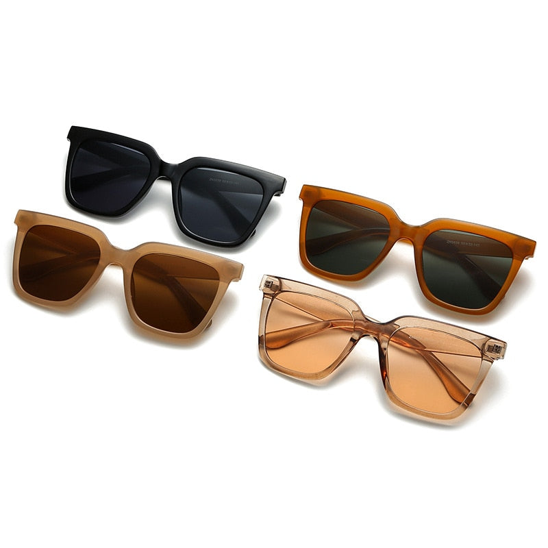 "BlackOut Beauty" New Fashion Retro Rectangle Eyewear