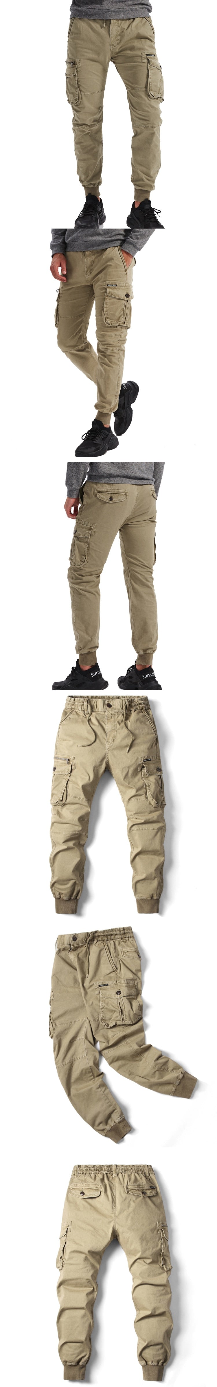 "Brock Cargos" Casual Cotton Full Length Cargo Pants