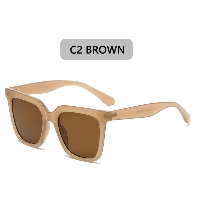 "BlackOut Beauty" New Fashion Retro Rectangle Eyewear