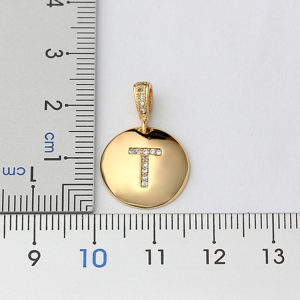 "Gold Special Initial Necklace" Quality Initial Letter A-Z Charm Pendant Necklace Jewelry
