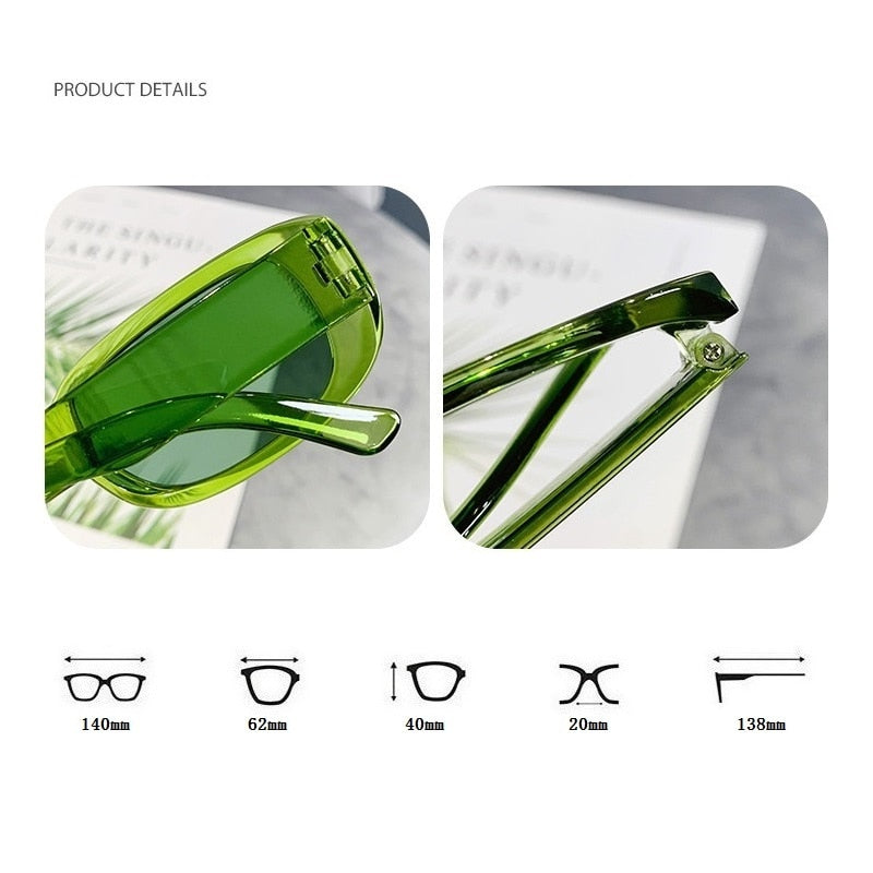 "Shorty Doo" Oval Vintage Brand Eyewear Anti-glare UV400