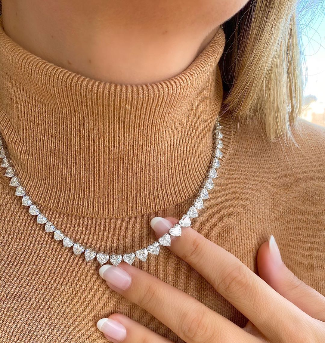 "Heart of Diamonds" Heart Shaped Iced Out Bling Fashion Jewelry