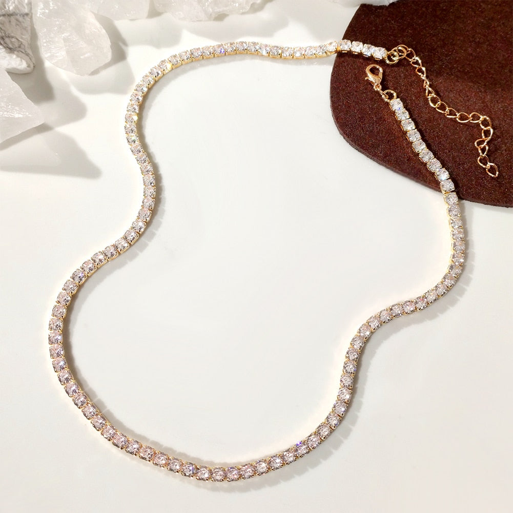 "Icee Initial Pendant & Chain" New Cursive Letter Intial Gold Silver Color CZ 26 Alphabet Icy Bling Pendant & Necklace