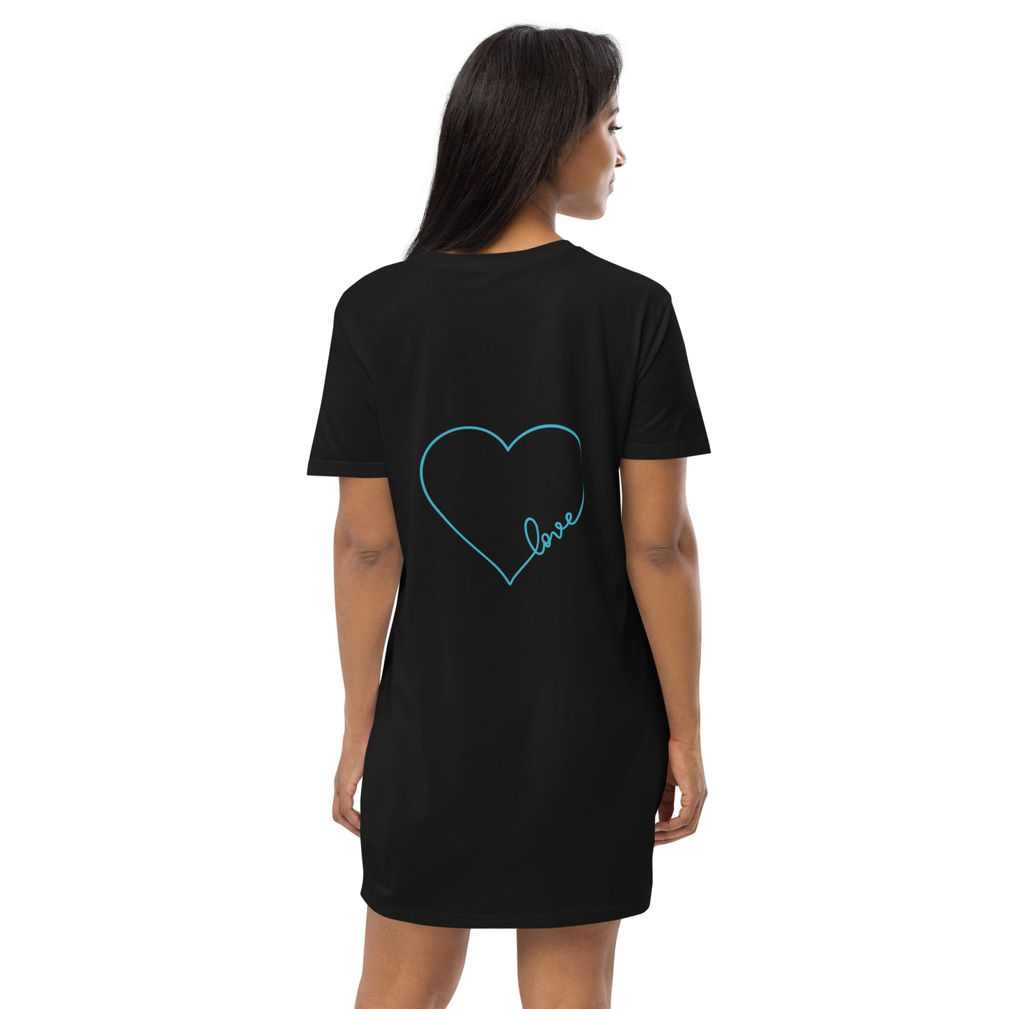 "The LoveLee Merch" Organic cotton T-Shirt Dress