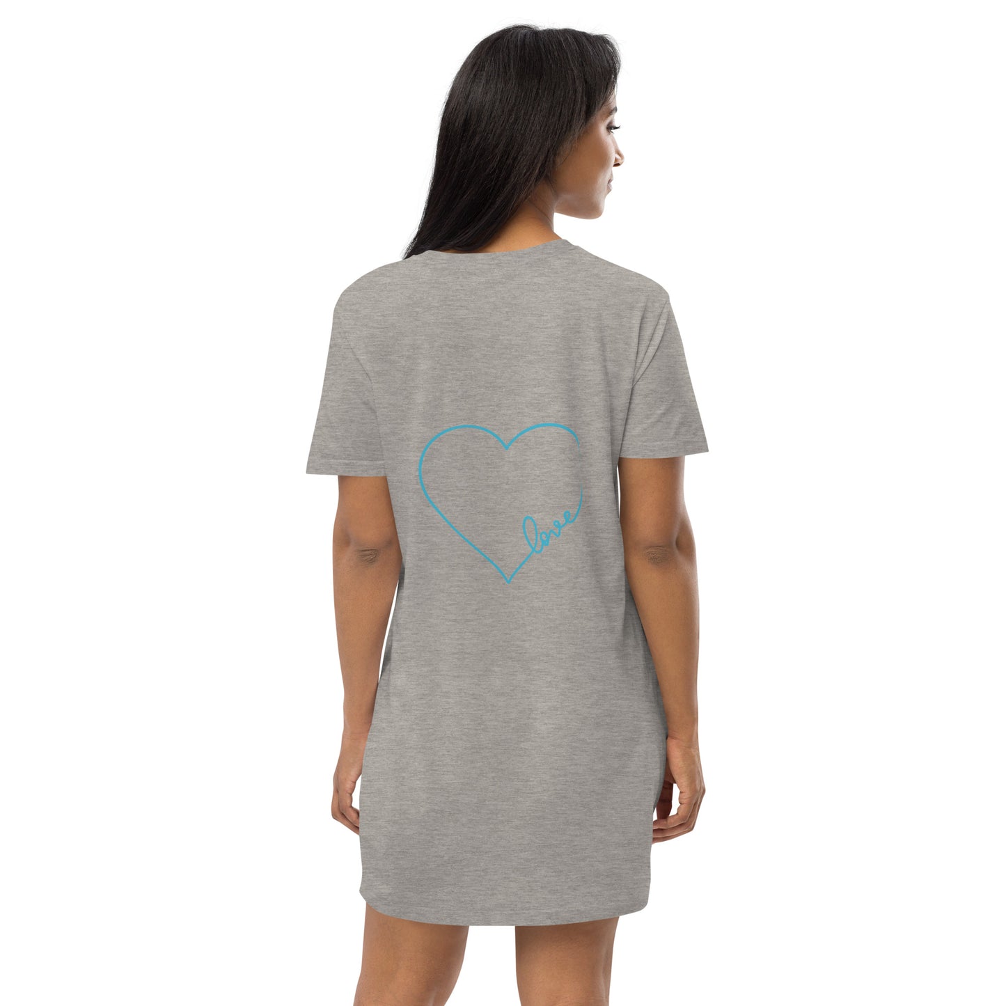 "The LoveLee Merch" Organic cotton T-Shirt Dress