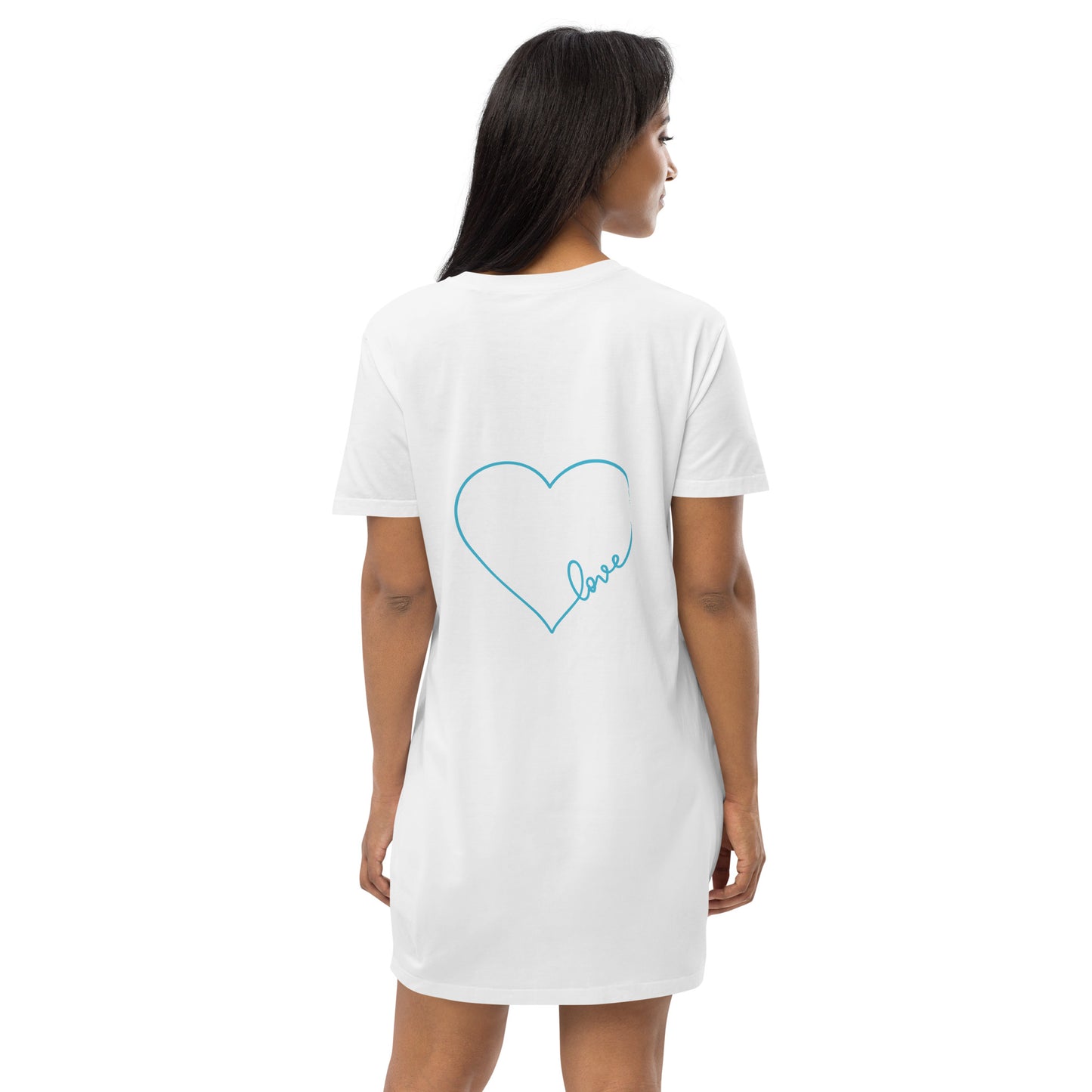 "The LoveLee Merch" Organic cotton T-Shirt Dress